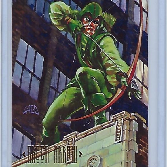 DC Comics 1994 SkyBox Master Series - Blaze - Damage - Green Arrow - Picture 1 of 6